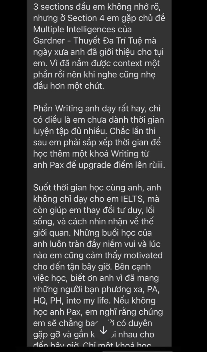 Kết quả thi của học viên